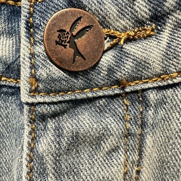 NWT One Teaspoon Women’s Trashed Saints  Boyfriend Jeans Distressing Size 22/00 - Picture 9 of 13